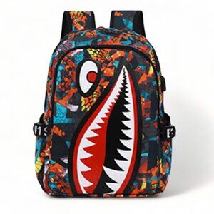 NEW-XGeek Unisex Backpack Multifunctional Waterproof Oxford Cloth, ORANGE